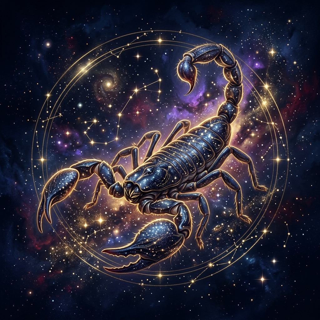 Scorpio symbolic illustration