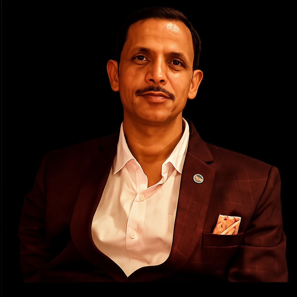 Portrait of Prabhat Shastri, founder and lead astrology educator